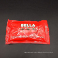Fábrica china condimento aromatizante halal 28% -30% brix 70g bolsita plana 5 bolsas raya pasta de tomate salsa de tomate